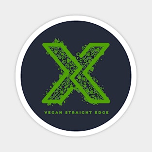 Vegan Straight Edge Magnet